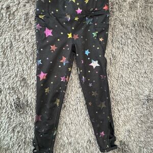Girls size 4/5 xs Starry Black Kids Leggings